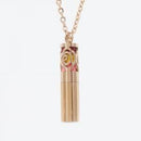 Pendant - Aroma Therapy Tube - Rose Gold-Jewellery-Quanta Distribution Inc.-The Bat Witch Cavern