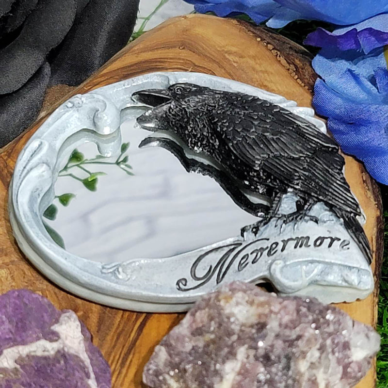 Miroir compact Raven Nevermore