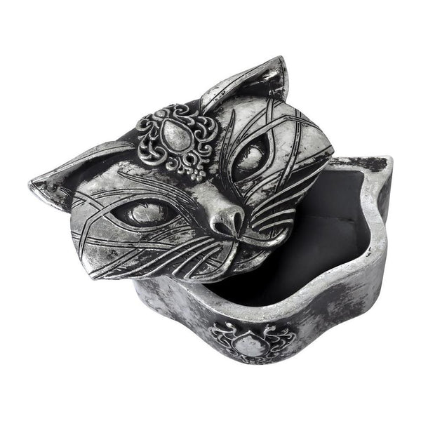 Sacred Cat Trinket Box-Home/Altar-Quanta Distribution Inc.-The Bat Witch Cavern