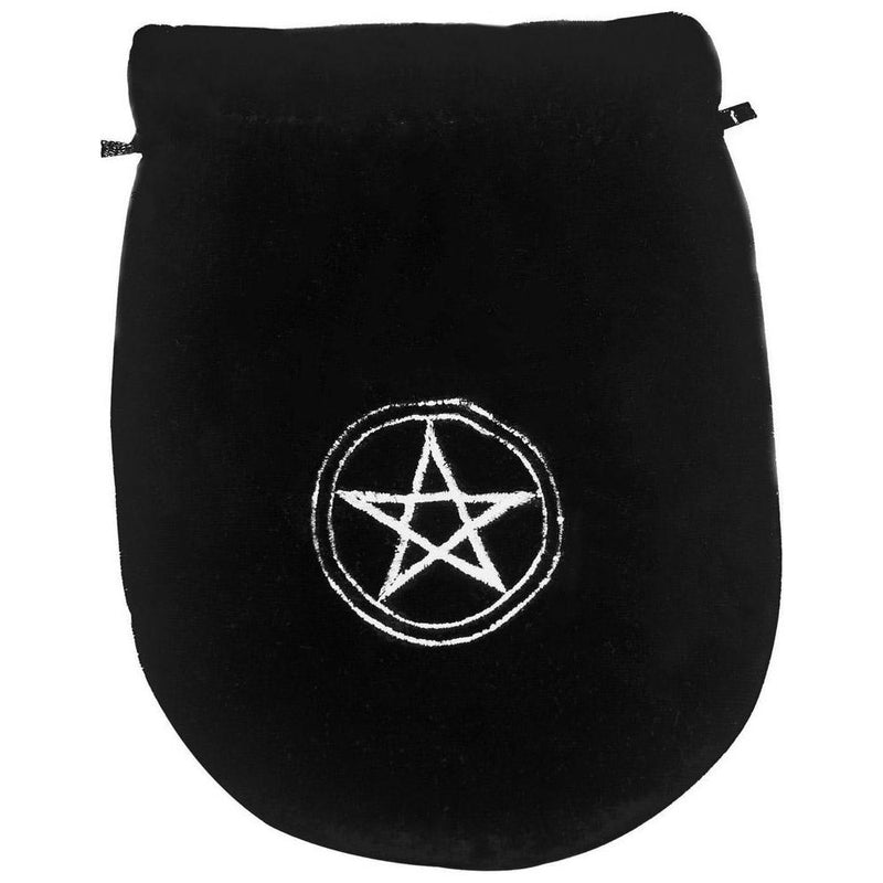 Black Velvet Pentagram Tarot Bag-Home/Altar-Starlinks-The Bat Witch Cavern