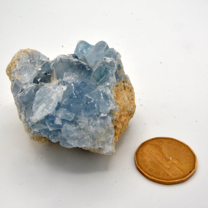 Celestite Clusters - Variants of Each-Rock Tumbling-Kheops-Variant 29 - 236grams-The Bat Witch Cavern