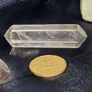 Baguette à double terminaison en quartz fumé de qualité A - 2" à 2,5" de long