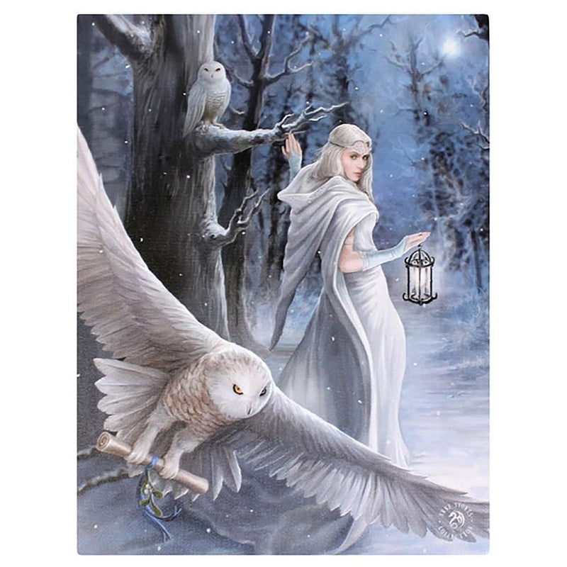 Canvas Art Print - Midnight Messenger by Anne Stokes-Home/Altar-Kheops-The Bat Witch Cavern