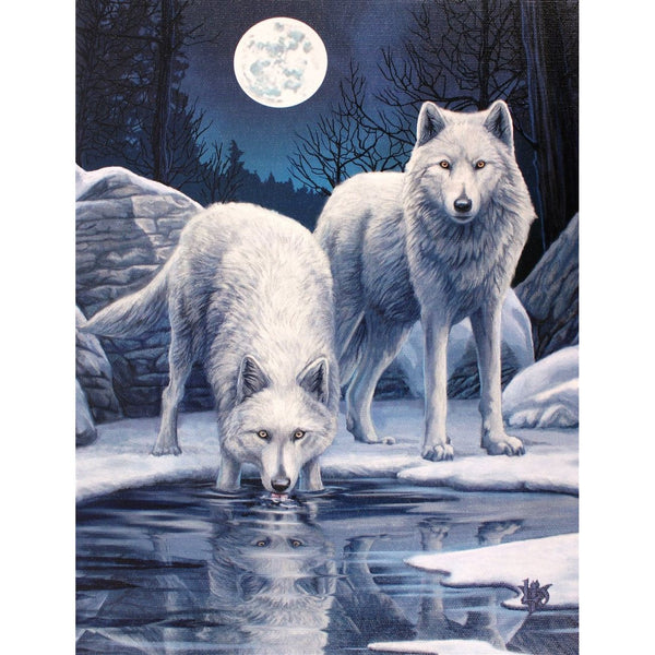 Canvas Art Print - Winter Warrior by Lisa Parker-Home/Altar-Kheops-The Bat Witch Cavern