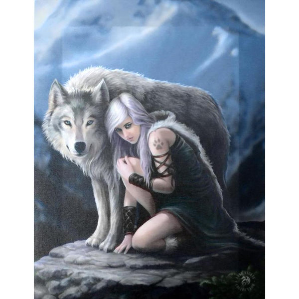 Canvas Art Print - Protector by Anne Stokes-Home/Altar-Kheops-The Bat Witch Cavern