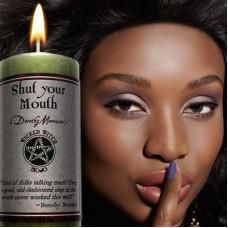 Candle Wicked Witch Mojo - Shut Your Mouth-Candles-Quanta Distribution Inc.-The Bat Witch Cavern