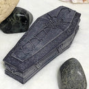 Trinket Dish - Gargoyle Coffin - (6.25" Length)