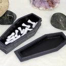 Trinket Dish - Gargoyle Coffin - (6.25" Length)