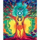 Tapestry - Fertility Goddess (57" Wide x 50" High)-Home/Altar-Kheops-The Bat Witch Cavern