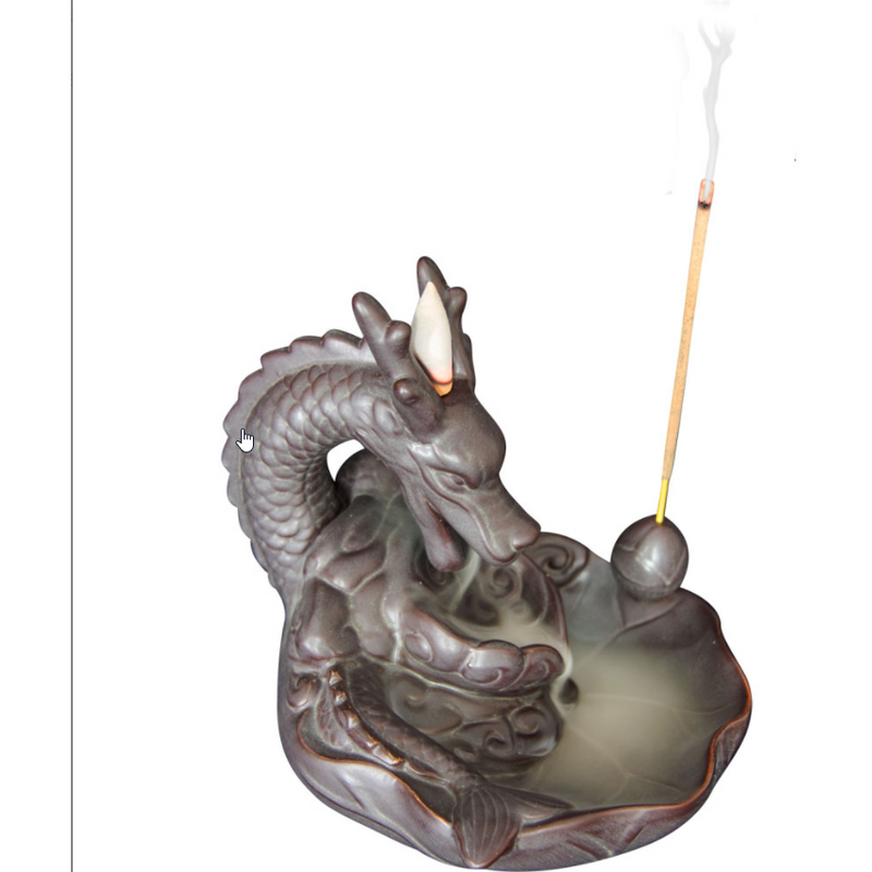 Backflow Incense Holder - Dragon-Scents/Oils/Herbs-Kheops-The Bat Witch Cavern