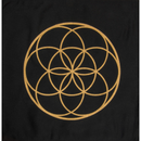 Crystal Grid Fabric - Seed of Life 12"x12"-Home/Altar-Kheops-The Bat Witch Cavern