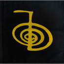 Crystal Grid Fabric - Cho Ku Rei 12"x12"-Home/Altar-Kheops-The Bat Witch Cavern