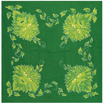 Altar Cloth - Green Man - 36" x 36"-Home/Altar-Quanta Distribution Inc.-The Bat Witch Cavern