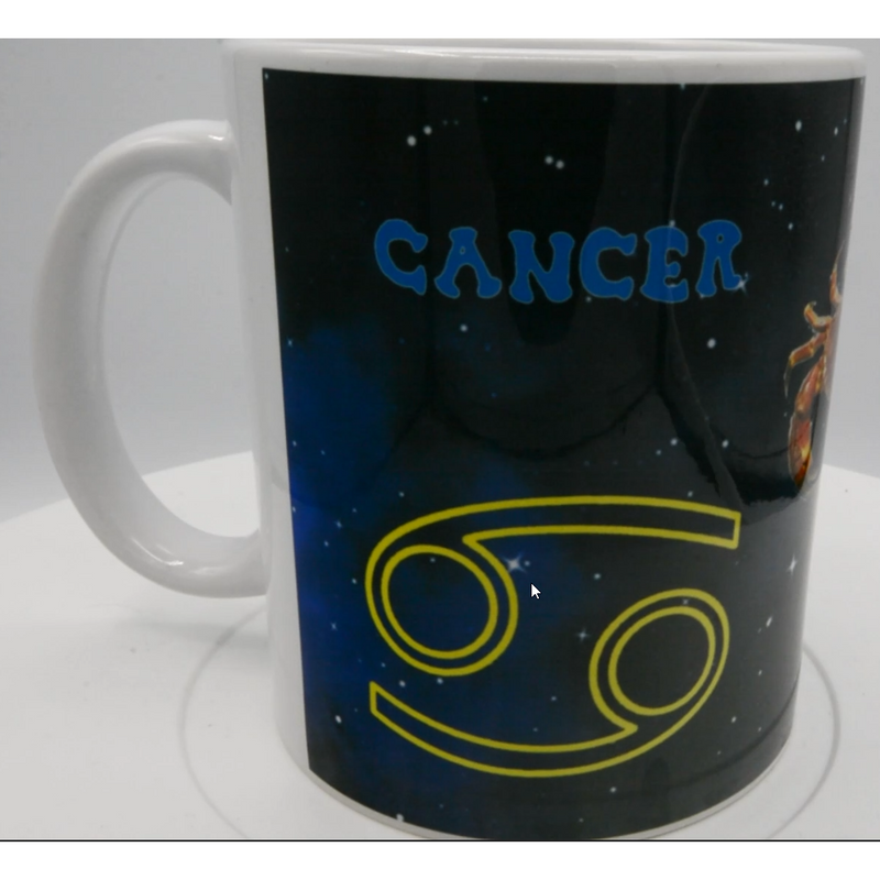 Astrological Signs - Cancer - 11oz-Crafted Products-The Bat Witch Cavern-The Bat Witch Cavern