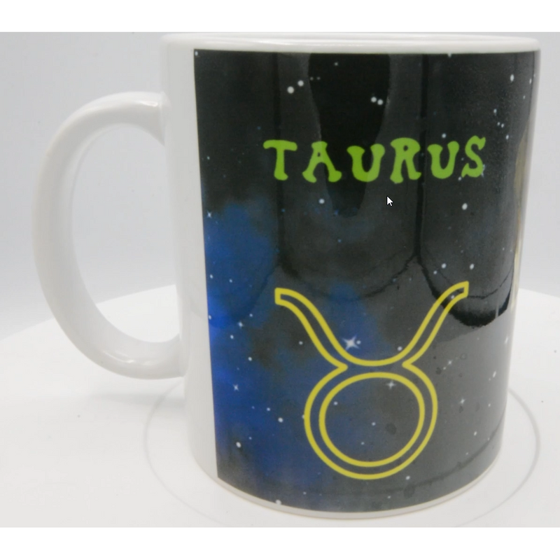 Astrological Signs - Taurus - 11oz-Crafted Products-The Bat Witch Cavern-The Bat Witch Cavern