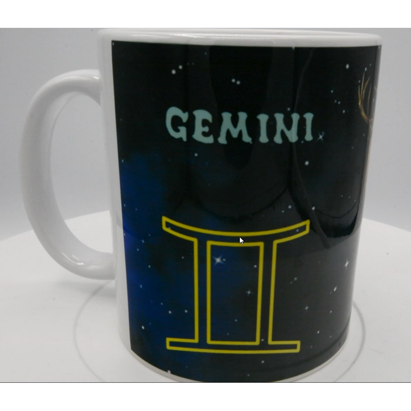 Astrological Signs - Gemini - 11oz-Crafted Products-The Bat Witch Cavern-The Bat Witch Cavern