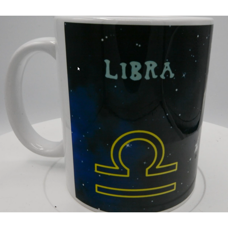 Astrological Signs - Libra - 11oz-Crafted Products-The Bat Witch Cavern-The Bat Witch Cavern